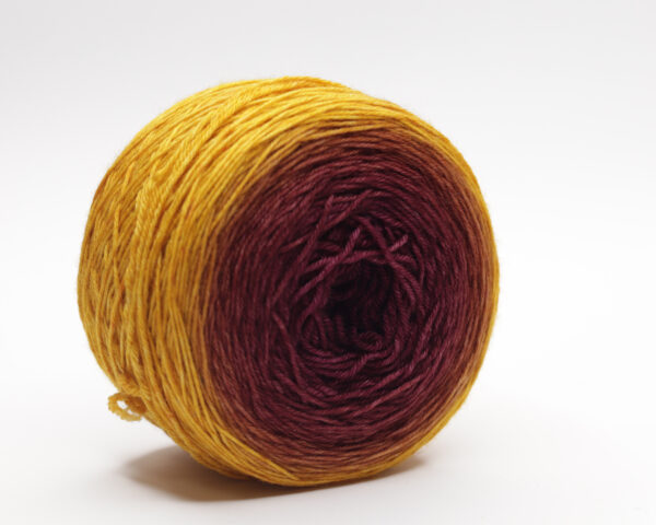 LOLI - hand dyed gradient yarn - 100g ball - merino wool - 16 Dóra