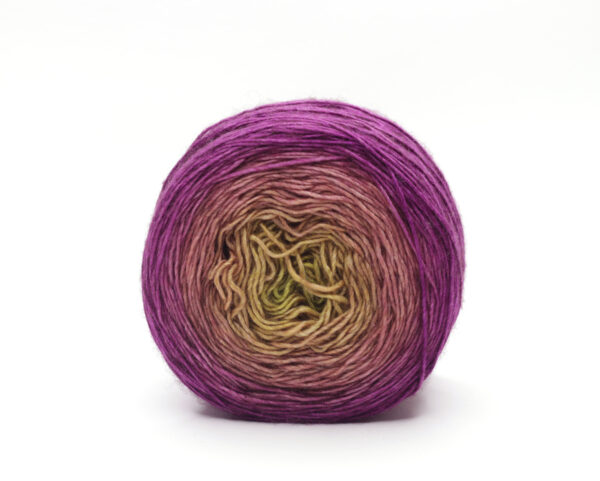 NAMBA2 - hand dyed gradient - merino/yak/silk - Luca (123)