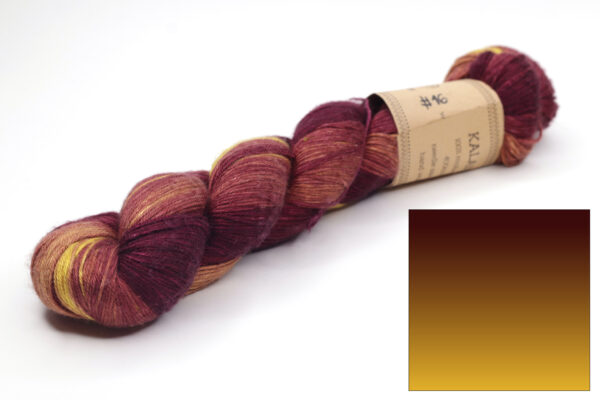 KALANG2 - hand dyed gradient yarn - pure silk - 16 DÓRA