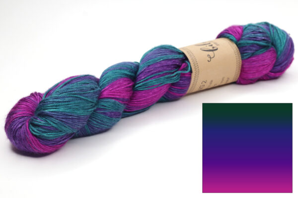 KALANG2 - hand dyed gradient yarn - pure silk - 28 CSILLA