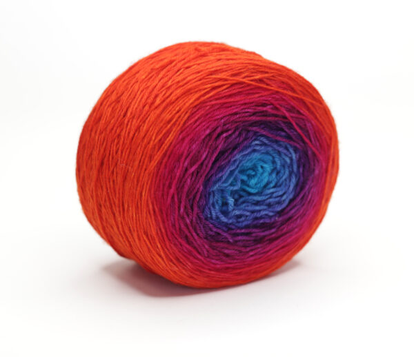 LOLI - hand dyed gradient yarn - 150g/750m - merino wool - 316 VIOLA