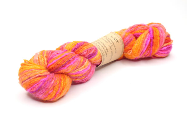 LAIT - hand dyed "repeat gradient" yarn - silk with brushed merino - H01 Summer Sunrise - Image 2