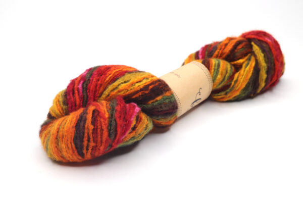 LAIT - hand dyed "repeat gradient" yarn - silk with brushed merino - H03 Autumn leaves - Image 2
