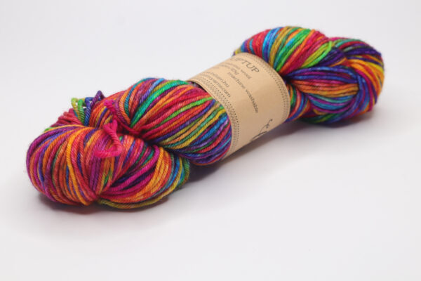 TUPTUP - hand dyed yarn - merino "repeat gradient" - H07 Magic Rainbow - Image 2