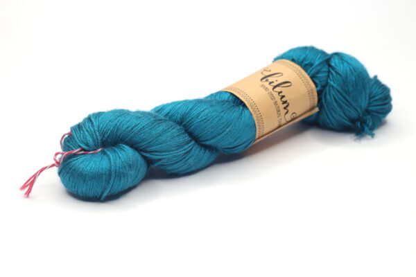 KALANG2 - hand dyed semisolid yarn - 100g - mulberry silk - 408-3 teal green