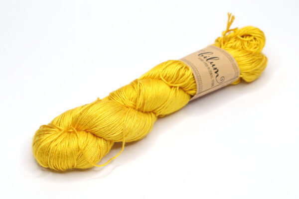 KALANG2 - hand dyed semisolid yarn - 100g - mulberry silk - 463-3 dandelion yellow