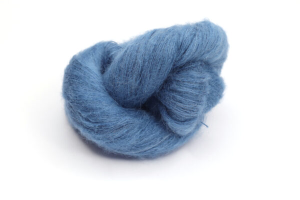 KLAUT - hand dyed yarn - 50g - baby suri alpaca-silk - 501-2 stormy blue