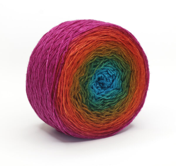 LOLI - hand dyed gradient yarn - 150g/750m - merino wool - 326 Patrícia