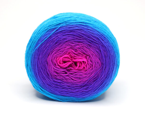 LOLI - hand dyed gradient yarn - 150g/750m - merino wool - 336 Lujzi - Image 4