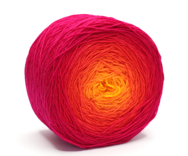 LOLI - hand dyed gradient yarn - 200g ball - merino wool - 118 Eta