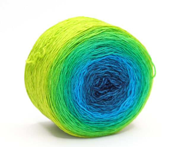 LOLI - hand dyed gradient yarn - 200g ball - merino wool - 220 Lisa