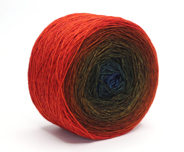 LOLI - hand dyed gradient yarn - 200g ball - merino wool - 279 Melinda