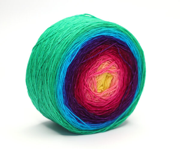 LOLI - hand dyed gradient yarn - 200g ball - merino wool - 315 Julcsi - Image 2