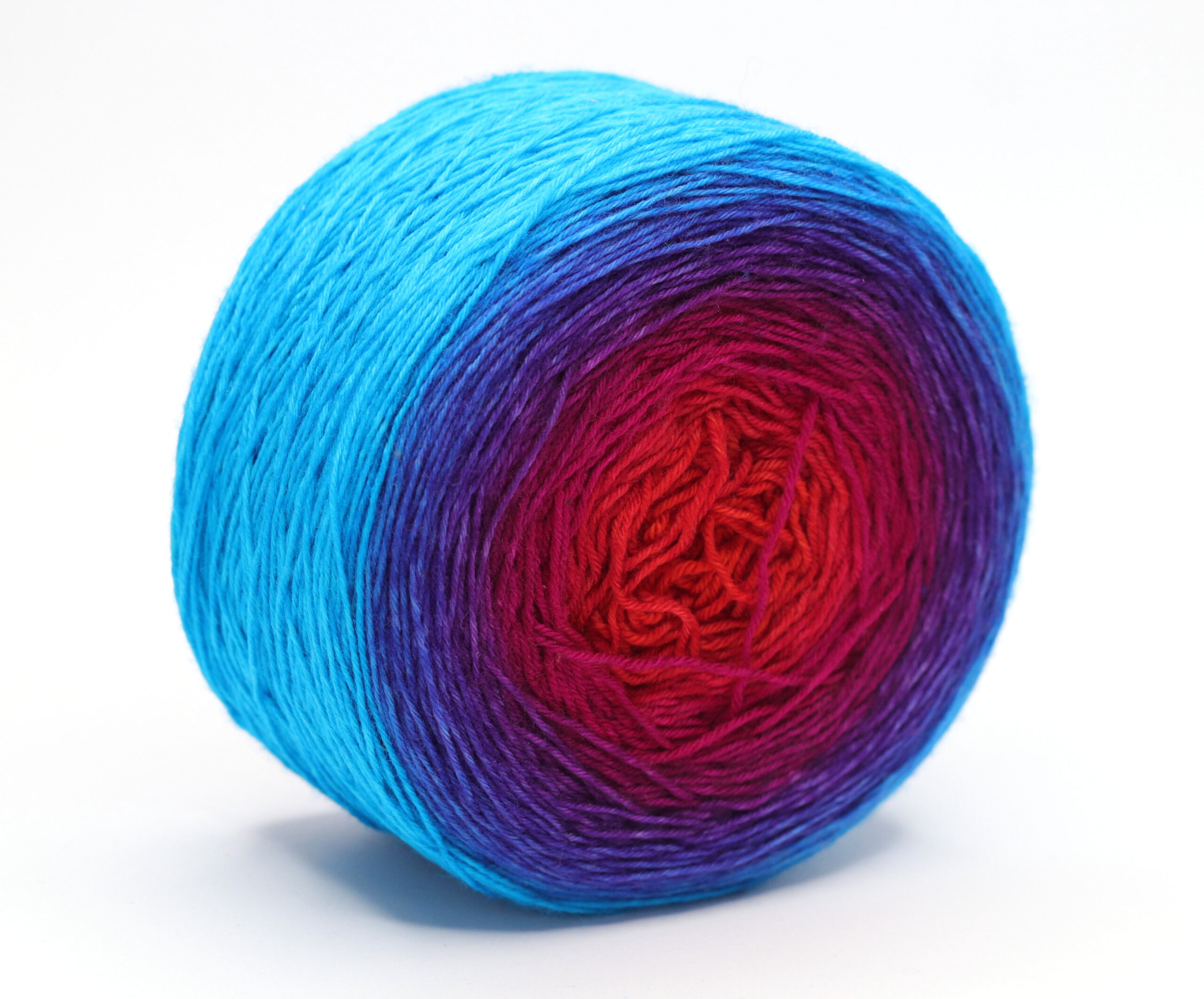 LOLI - hand dyed gradient yarn - 200g ball - merino wool - 316 Viola - Image 2