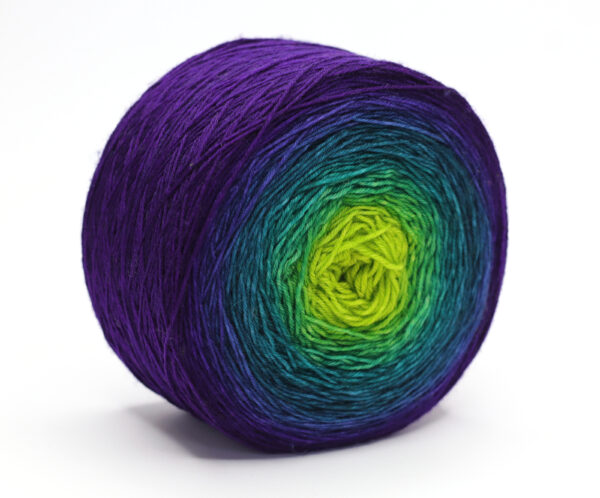 LOLI - hand dyed gradient yarn - 200g ball - merino wool - 324 Lola