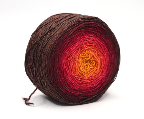 SNEK - hand dyed gradient yarn - 200g ball - merino wool - 332 Dorka