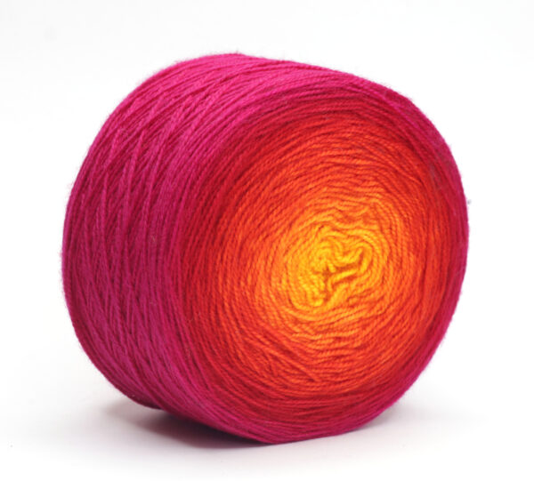 SNEK - hand dyed gradient yarn - 200g ball - merino wool - 118 Eta