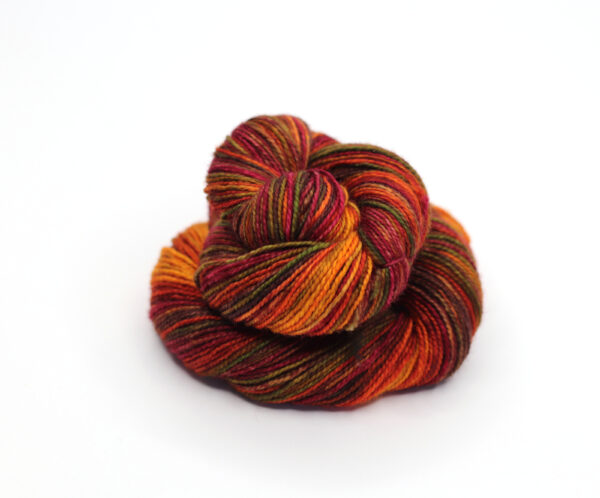 SNEK - hand dyed repeat gradient yarn - 50g - merino wool - H03 Autumn Leaves