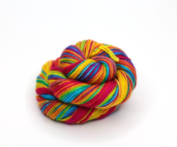 SNEK - hand dyed repeat gradient yarn - 50g - merino wool - H07 Magic Rainbow