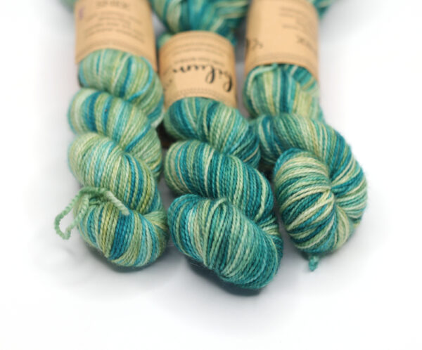 SNEK - hand dyed repeat gradient yarn - 50g - merino wool - H09 Herbal Garden - Image 2