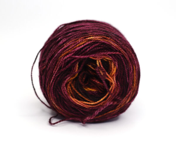 SNEK - hand dyed repeat gradient yarn - 50g - merino wool - H17 Golden Grapes - Image 2