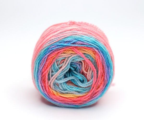SNEK - hand dyed repeat gradient yarn - 50g - merino wool - H18 Summer Cocktail - Image 3