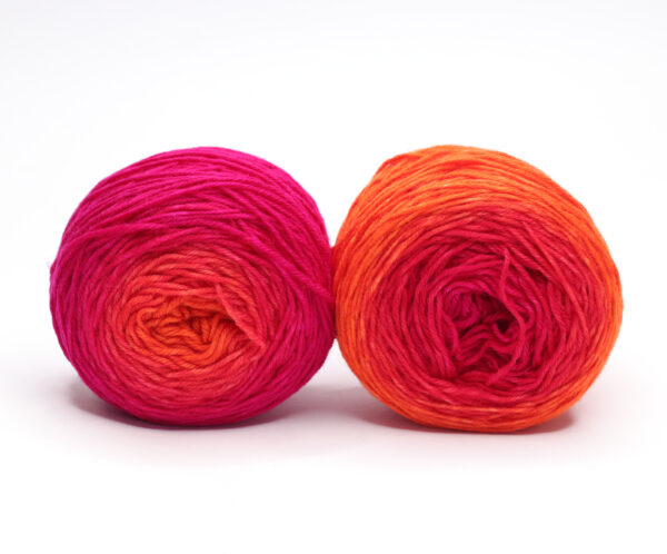 SOK - hand dyed gradient yarn for socks - 2x50g - 119 Zita
