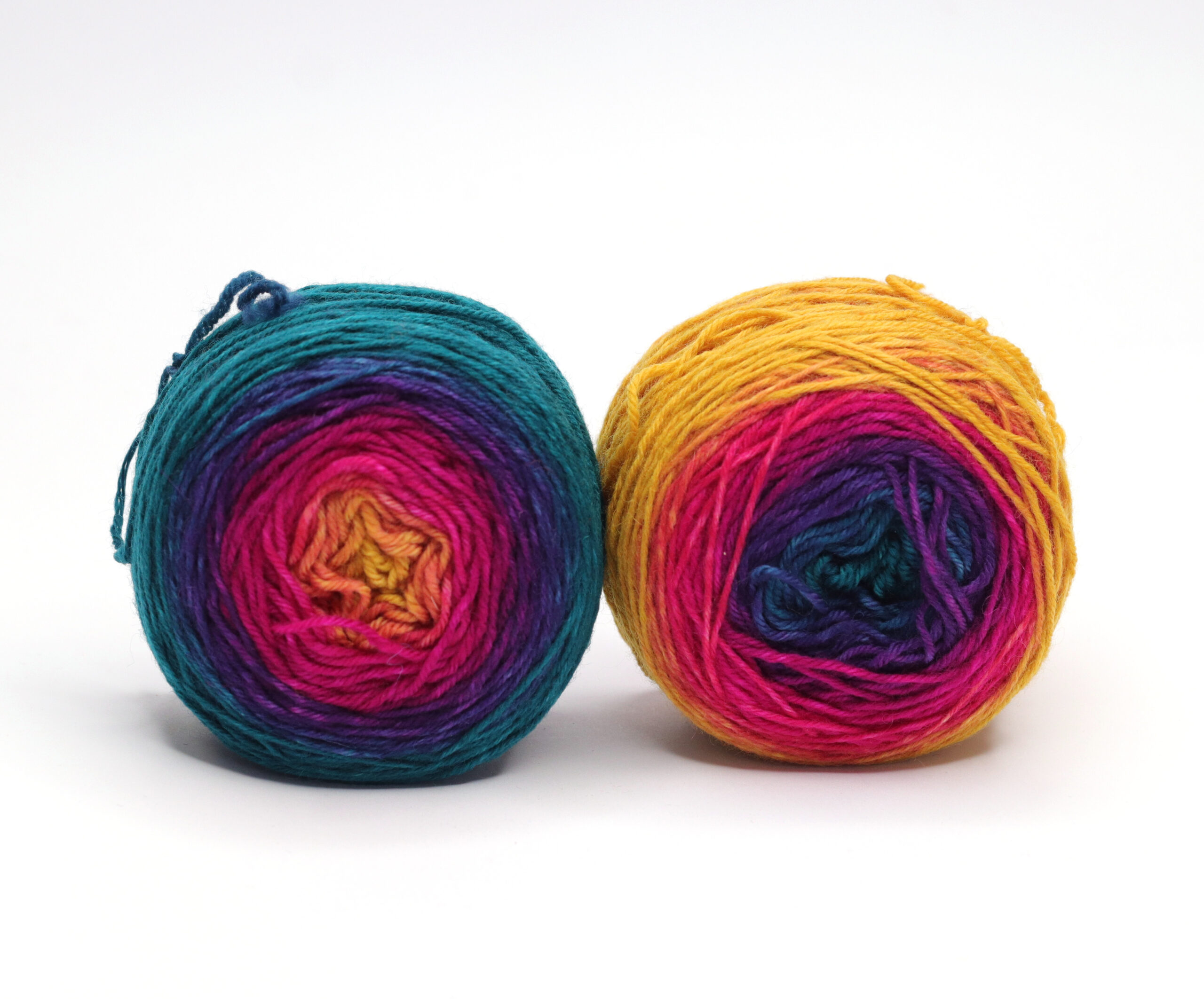 SOK - hand dyed gradient yarn for socks - 2x50g - 24 Elena