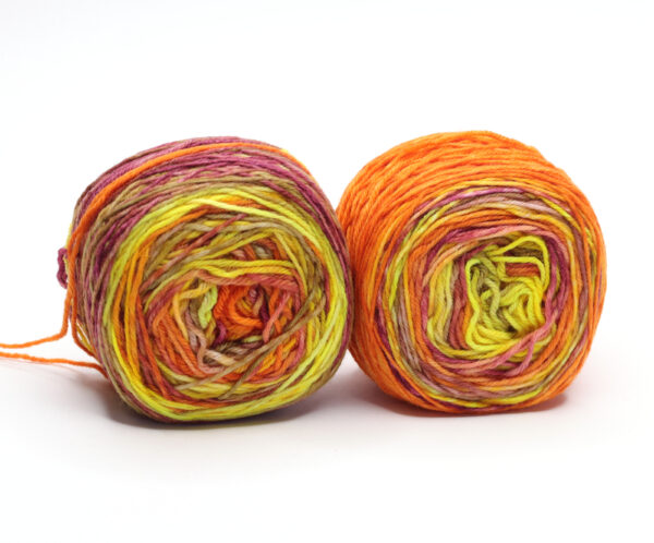 SOK - hand dyed repeat gradient yarn for socks - 2x50g - 240305 OOAK!