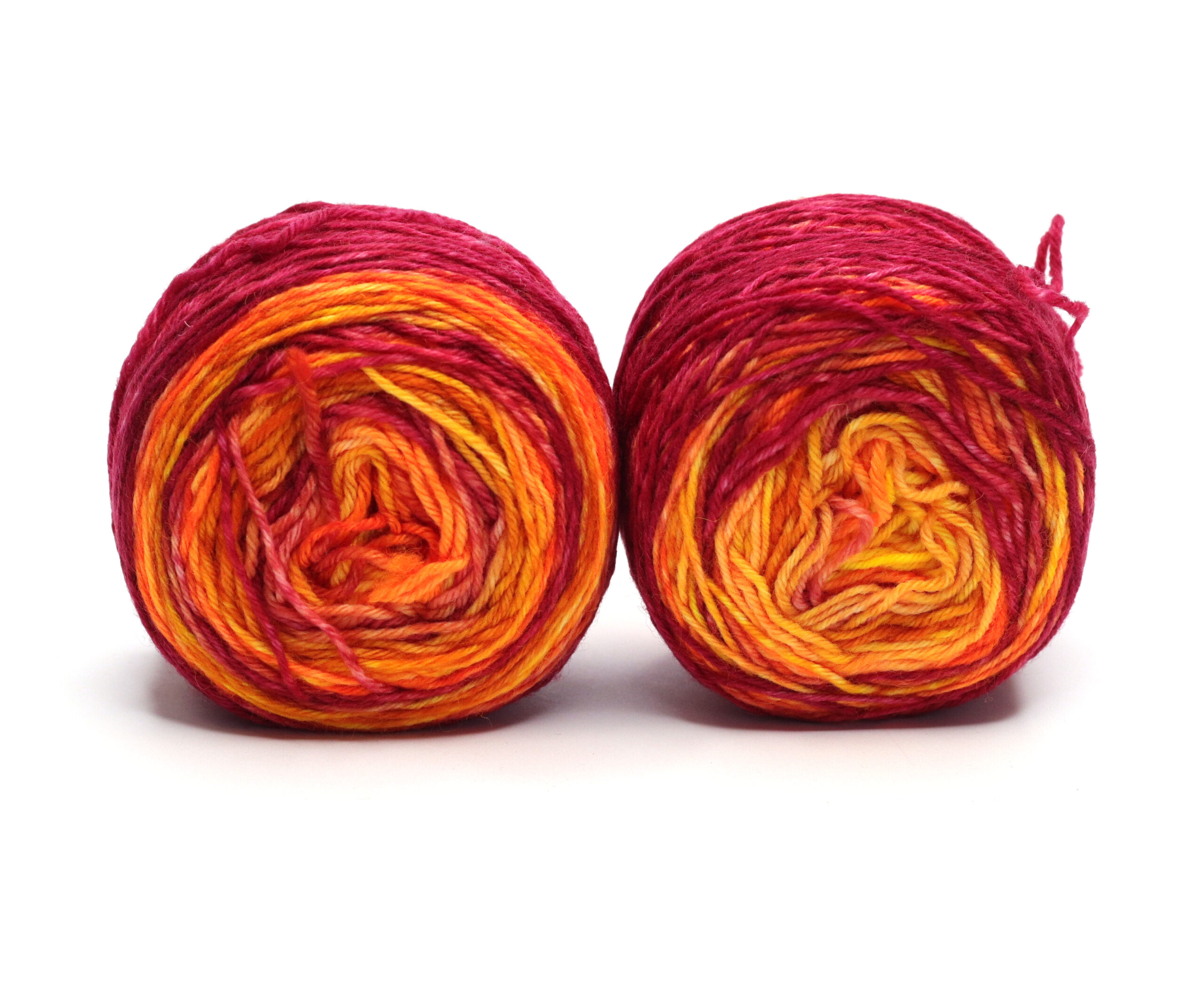 SOK - hand dyed repeat gradient yarn for socks - 2x50g - 240311 OOAK!