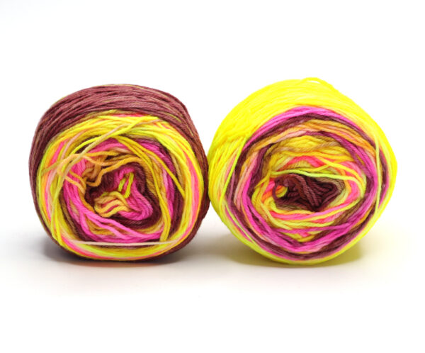 SOK - hand dyed repeat gradient yarn for socks - 2x50g - 240312 OOAK!