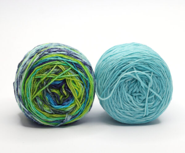 SOK - hand dyed repeat gradient yarn for socks - 2x50g - 240314 OOAK!