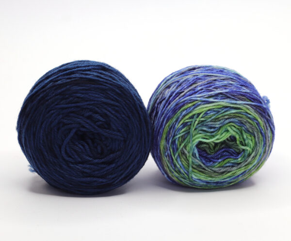 SOK - hand dyed repeat gradient yarn for socks - 2x50g - 240315 OOAK!