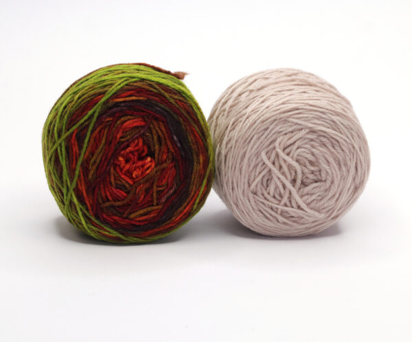 SOK - hand dyed repeat gradient yarn for socks - 2x50g - 240316 OOAK!