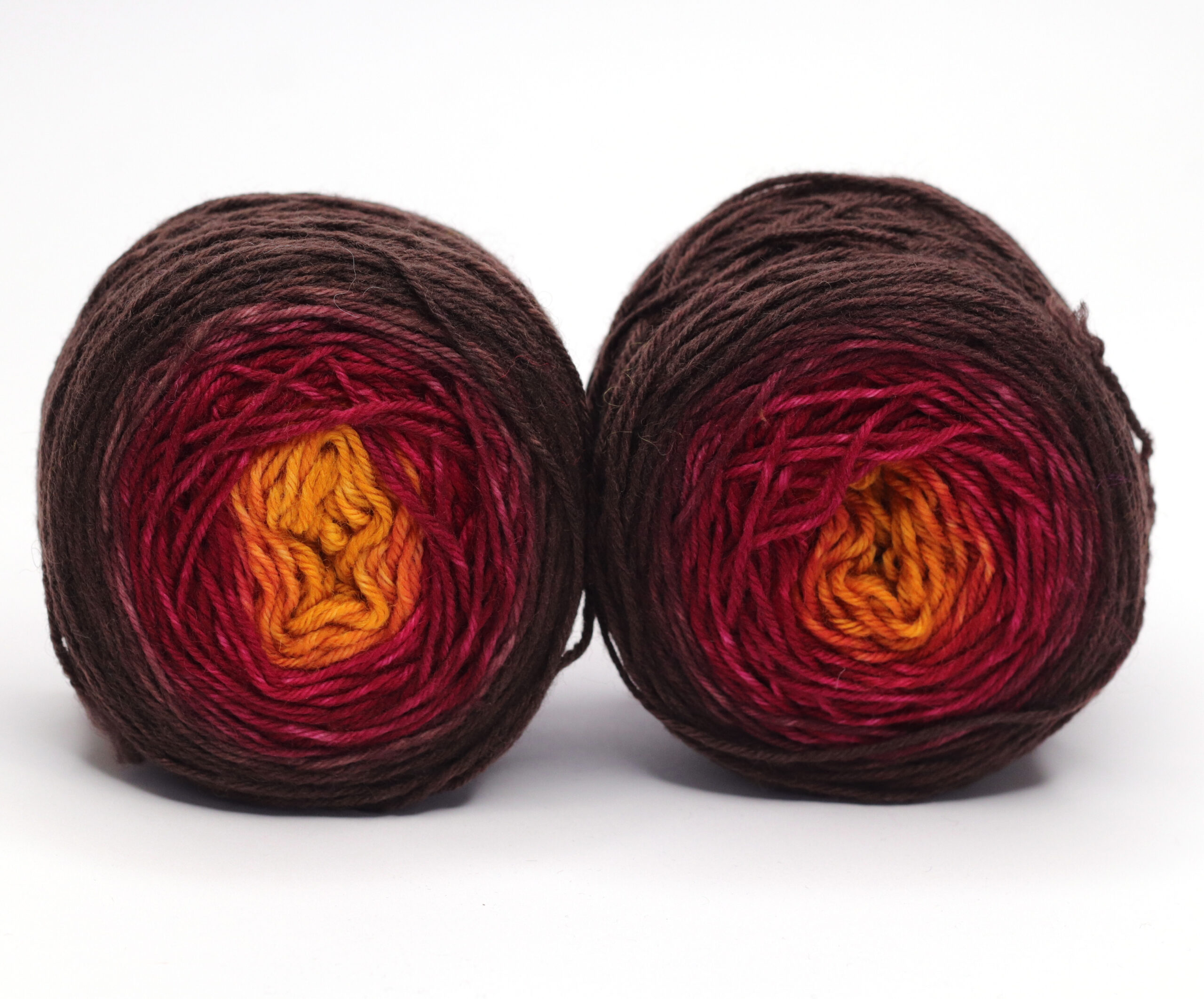 SOK - hand dyed gradient yarn for socks - 2x50g - 332 Dorka