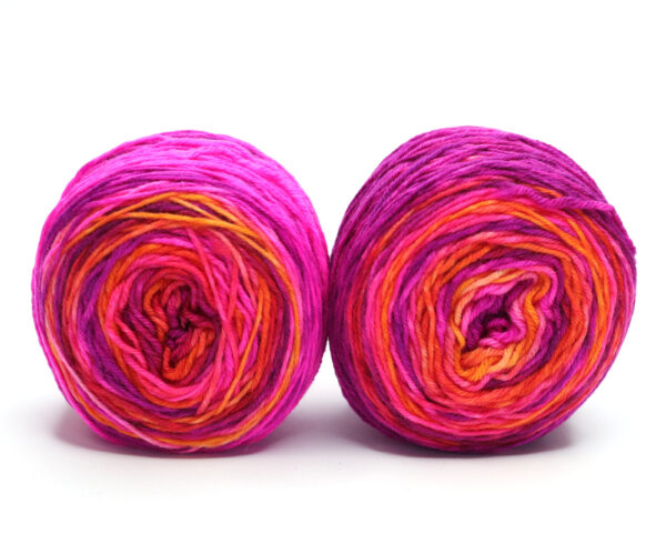 SOK - hand dyed repeat gradient yarn for socks - 2x50g - H01 Summer Sunrise