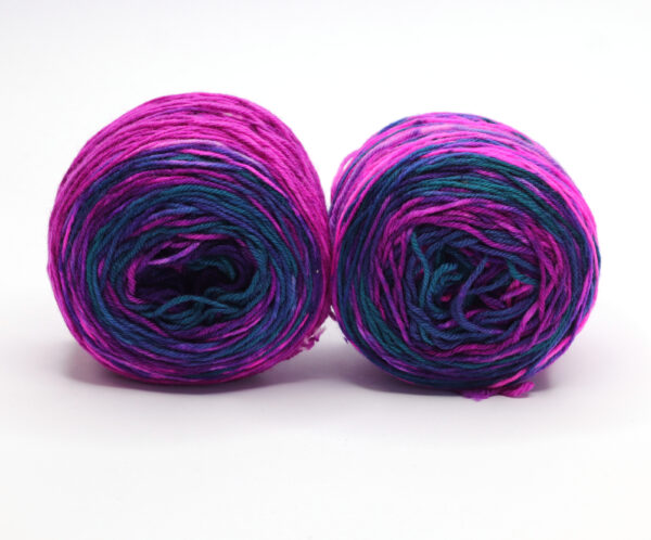 SOK - hand dyed repeat gradient yarn for socks - 2x50g - H06 Mystic Berries