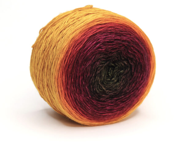LOLI - hand dyed gradient yarn - 150g/750m - merino wool - 01 Angi