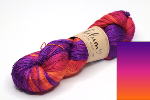 KALANG2 - hand dyed yarn - 200g ball - mulberry silk - 03 Viki