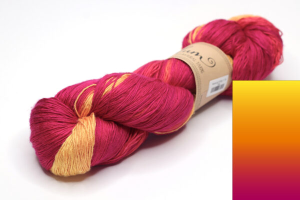 KALANG2 - hand dyed yarn - 200g ball - mulberry silk - 118 Eta