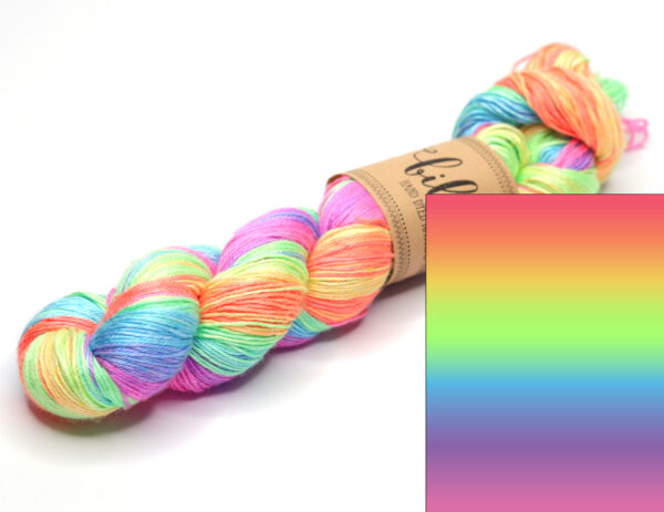 KALANG2 - hand dyed gradient yarn - pure silk - 338 Noémi