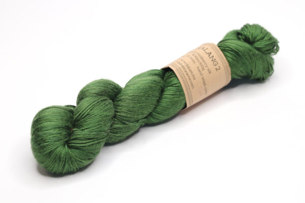 KALANG2 - hand dyed semisolid yarn - 100g - mulberry silk - 461-2 avocado green