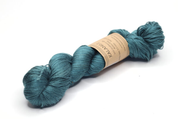 KALANG2 - hand dyed semisolid yarn - 100g - mulberry silk - 516-3 dark cadet blue