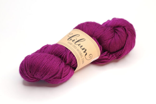 LOLI - hand dyed semisolid yarn - 100g - merino wool - 470-3 berry pink