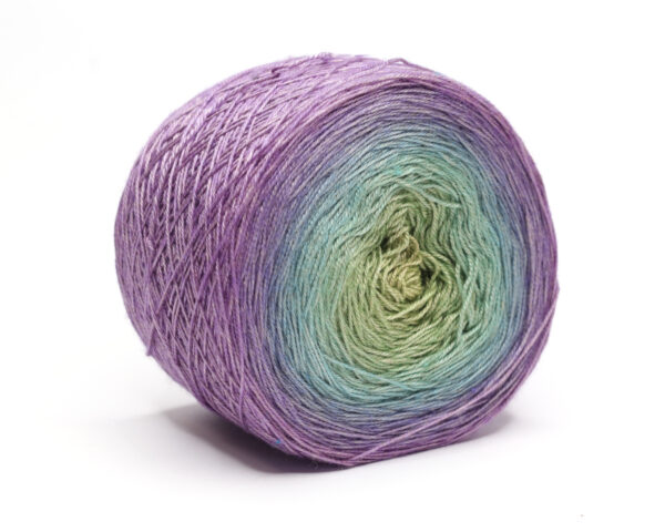 PATO - hand dyed gradient yarn - 200g ball - silk and baby camel - 07 Lolka