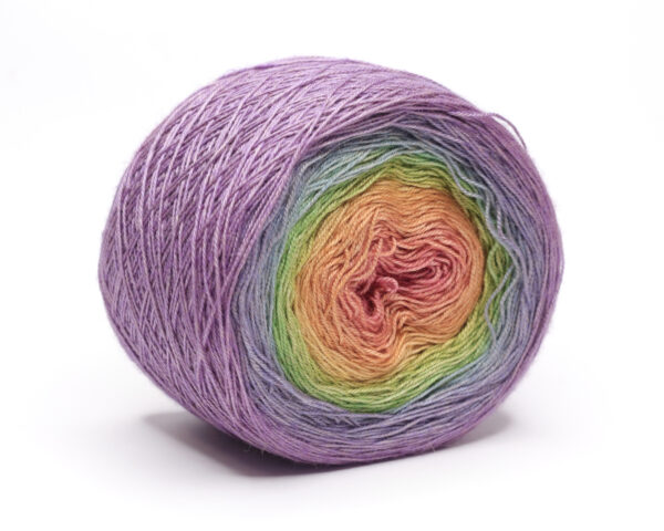 PATO - hand dyed gradient yarn - 200g ball - silk and baby camel - 17 Helka