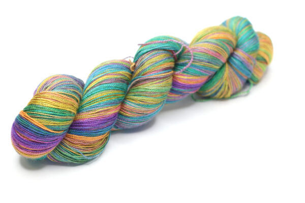 PATO2 - hand dyed multiple gradient yarn - 100g - silk and baby camel LACE - 240796