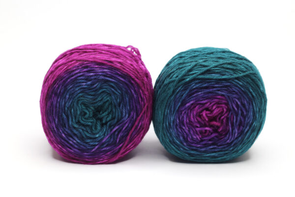 SOK - hand dyed gradient yarn for socks - 2x50g - 28 Csilla