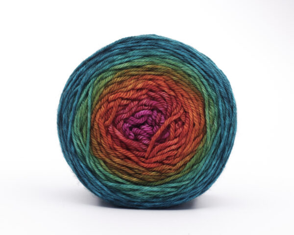 TUPTUP - hand dyed gradient yarn 115g - merino wool - 326 PATRÍCIA - Image 3