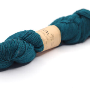 SNEK - hand dyed semisolid yarn - 100g - merino wool - 408-2 teal green